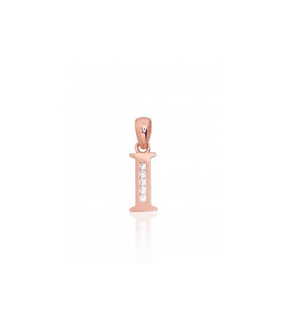 Gold pendant 1300753(Au-R)_CZ, Red Gold 585°, Zirkons