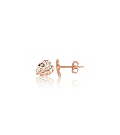 Gold classic studs earrings 1201115(Au-R), Red Gold 585°