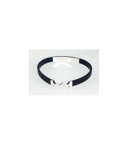 Silver bracelet 2600279(PRh-Gr), Silver 925°, Rhodium (Plating)