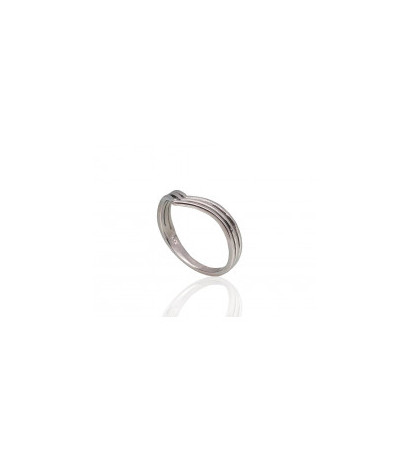 Silver ring 2101786(PRh-Gr), Silver 925°, Rhodium (Plating)