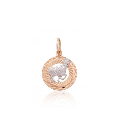 Gold pendant 1300823(Au-R+Au-W), White/Red Gold 585°