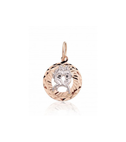 Gold pendant 1300825(Au-R+Au-W), White/Red Gold 585°