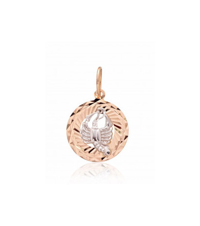Gold pendant 1300826(Au-R+Au-W), White/Red Gold 585°