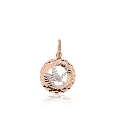 Gold pendant 1300830(Au-R+Au-W), White/Red Gold 585°