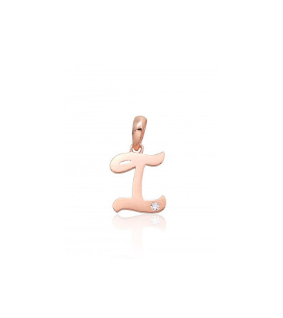 Gold pendant 1300916(Au-R)_CZ, Red Gold 585°, Zirkons