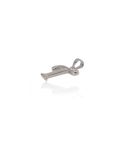 Sudraba kulons 2301623(PRh-Gr)_CZ, Sudrabs 925°, rodijs (pārklājums), Cirkoni