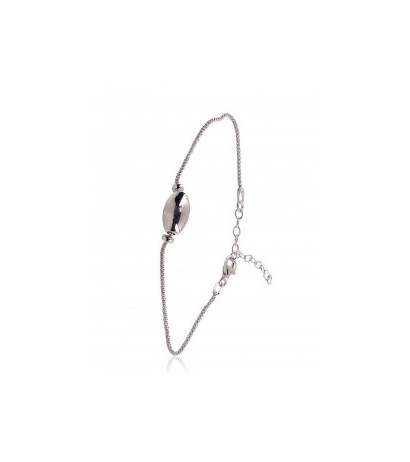 Silver bracelet 2600381(PRh-Gr), Silver 925°, Rhodium (Plating)