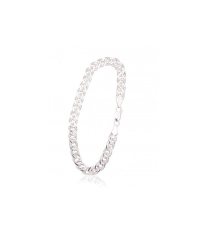Sidabrinė grandinėlė Crandmother 6 mm , briaunų apdirbimas deimantu 2400106-bracelet, Sidabras 925°