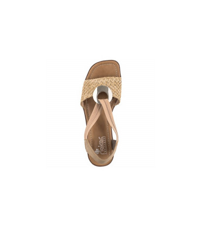 Rieker Beżowe 62664-61 Beige (RI9-a) sandales