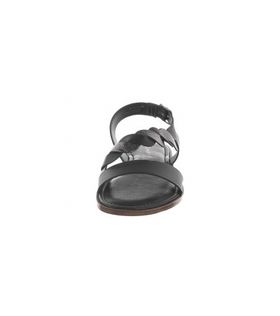Tamaris Czarne 1-28142-24 094 Black/Pewter (TM252-b) sandal
