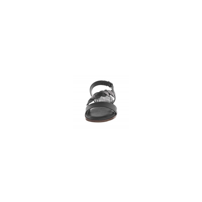 Tamaris Czarne 1-28142-24 094 Black/Pewter (TM252-b) sandal