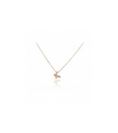 Gold necklace 1500046(Au-R)_CZ, Red Gold 585°, Zirkons