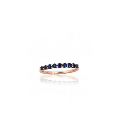 Gold ring 1101145(Au-R)_SA, Red Gold 585°, Sapphire