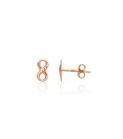 Gold classic studs earrings 1201528(Au-R), Red Gold 585°
