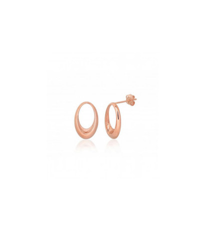 Gold classic studs earrings 1201556(Au-R), Red Gold 585°