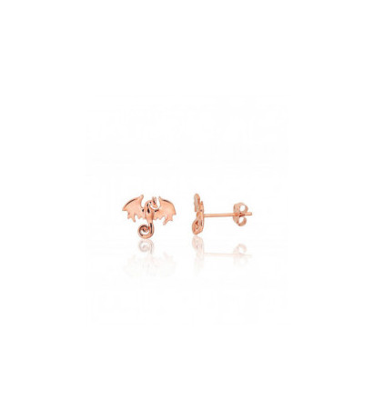 Gold classic studs earrings 1201558(Au-R), Red Gold 585°