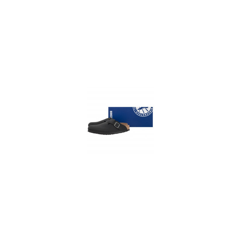 Birkenstock Boston BS Black Vegan 1020497 (BK163-a) šlepetės