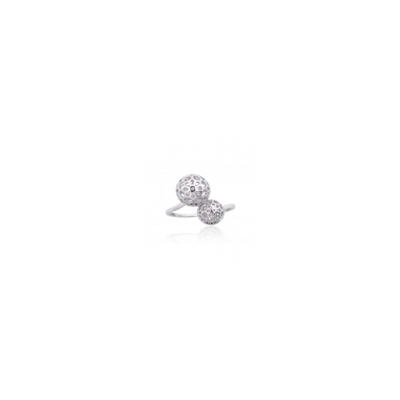 Silver ring 2101840(PRh-Gr), Silver 925°, Rhodium (Plating)