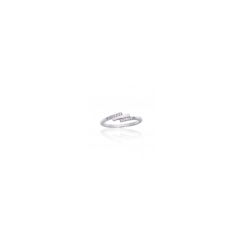 Silver ring 2101845(PRh-Gr)_CZ, Silver 925°, Rhodium (Plating), Zirkons