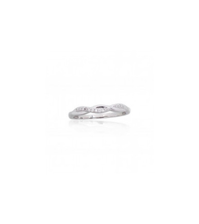 Silver ring 2101847(PRh-Gr)_CZ, Silver 925°, Rhodium (Plating), Zirkons