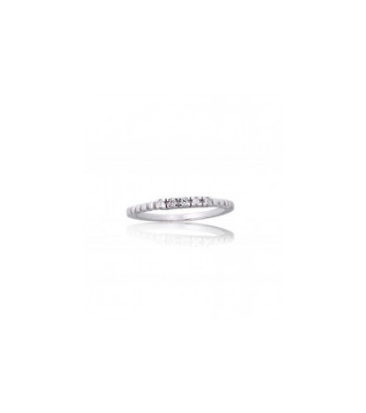 Silver ring 2101851(PRh-Gr)_CZ, Silver 925°, Rhodium (Plating), Zirkons