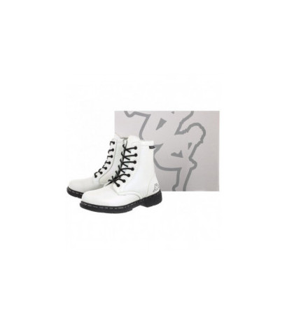 Kappa Deenish Shine 242953/1011 White/Black (KA214-b) shoes