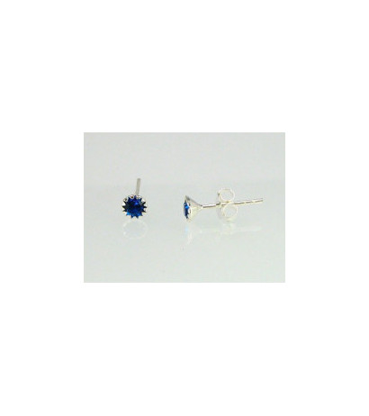 Hõbedast naelkõrvarõngad 2202664_CZ-B, Hõbe 925°, Tsirkonid