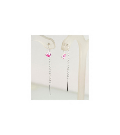 Silver earrings 2202724_CZ-PI, Silver 925°, Zirkons