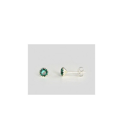 Sudraba auskari-puseti 2202665_CZ-DG, Sudrabs 925°, Cirkoni