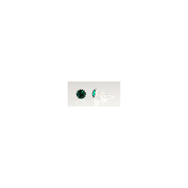 Silver stud earrings 2202666_CZ-DG, Silver 925°, Zirkons