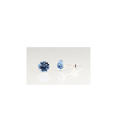Silver stud earrings 2202666_CZ-LB, Silver 925°, Zirkons