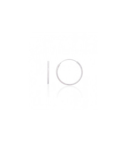 Sidabriniai auskarai –žiedai 2203879, Sidabras 925°