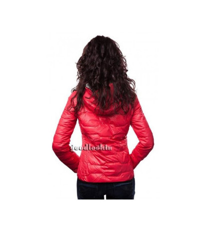 COTTON HOODED PARKA KHAKI (21807) striukė