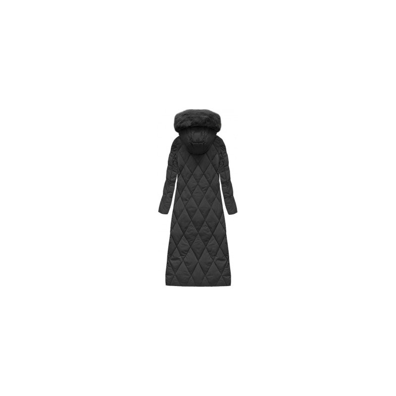 LONG WINTER HOODED JACKET BLACK (7688) jacket