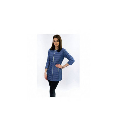 LONG QUILTED JACKET BLUE (21810) striukė