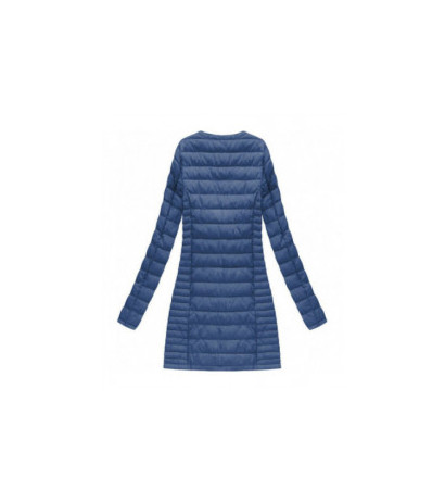LONG QUILTED JACKET BLUE (21810) striukė