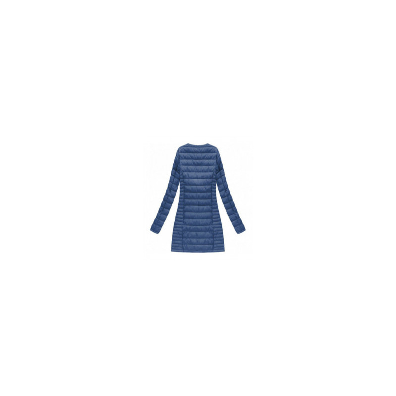 LONG QUILTED JACKET BLUE (21810) striukė