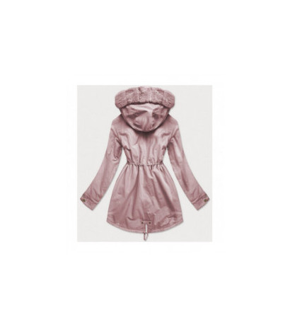 WARM TRANSITION PARKA POWDER PINK (W806) striukė