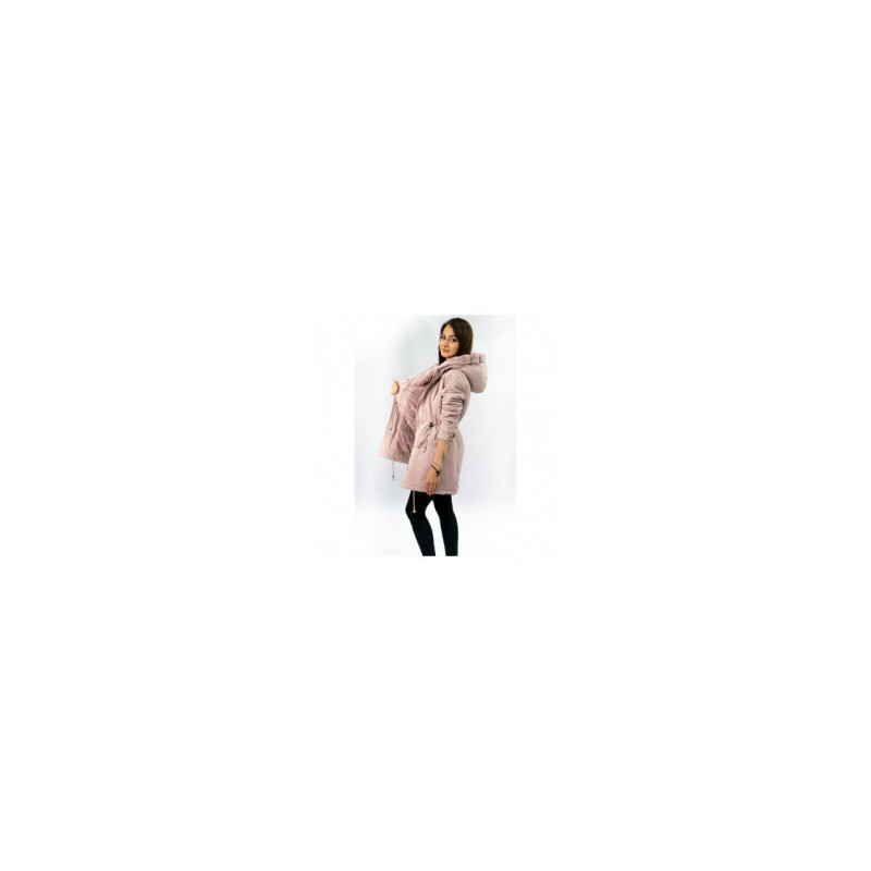 WARM TRANSITION PARKA POWDER PINK (W806) striukė