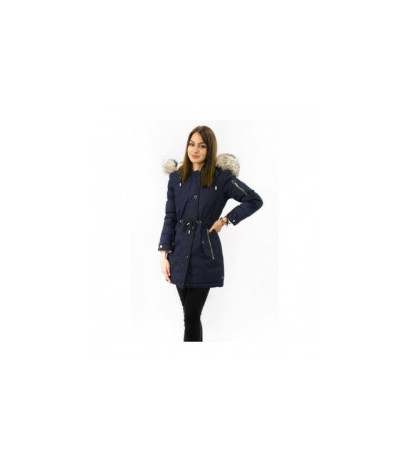 REVERSIBLE HOODED JACKET NAVY BLUE-PINK (W631) striukė