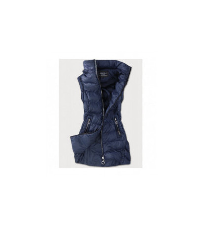 WINTER JACKET WITH DETACHABLE SLEEVES NAVY BLUE (W761) striukė