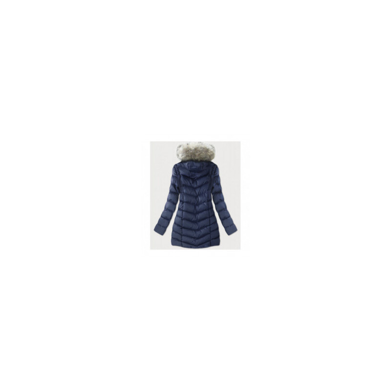 WINTER JACKET WITH DETACHABLE SLEEVES NAVY BLUE (W761) striukė