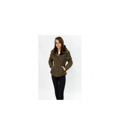 SHORT QUILTED JACKET BROWN (WZ105) striukė