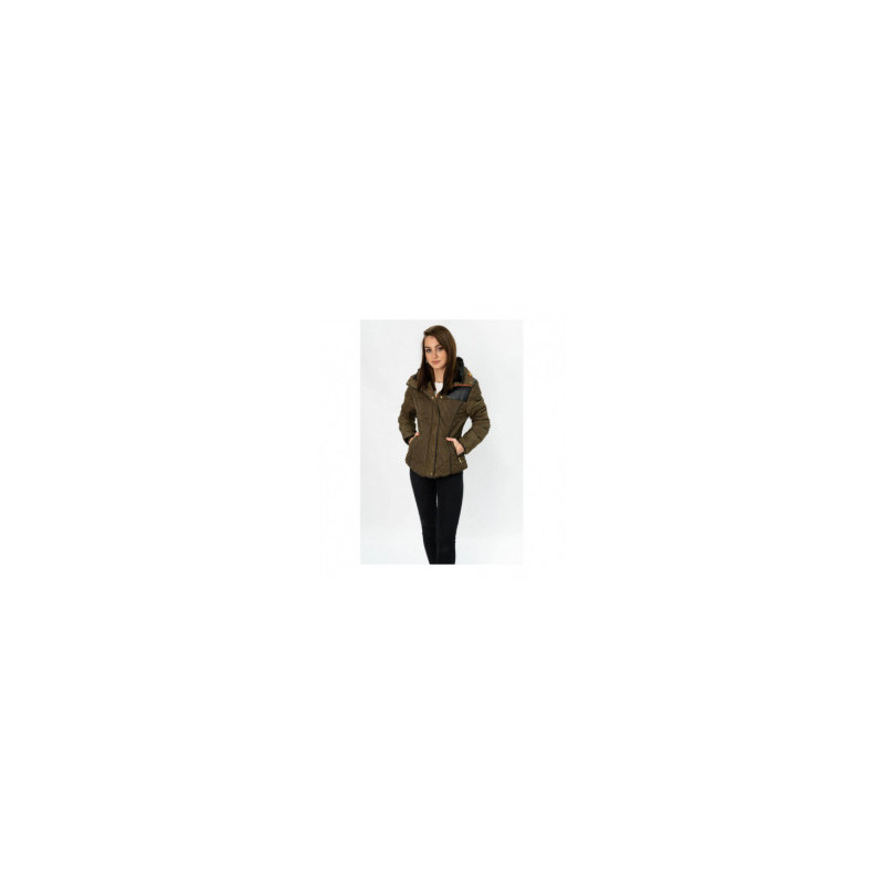 SHORT QUILTED JACKET BROWN (WZ105) striukė