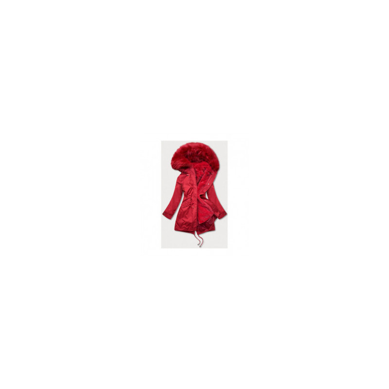 HOODED PARKA WITH LINER RED (7600) striukė