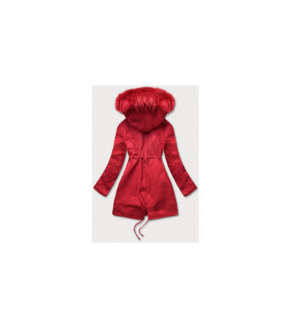 HOODED PARKA WITH LINER RED (7600) striukė