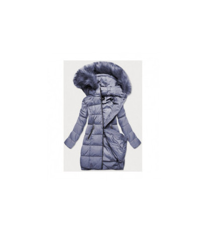 QUILTED HOODED JACKET LILAC (7702) striukė