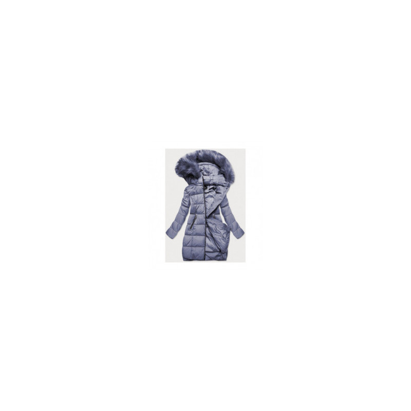 QUILTED HOODED JACKET LILAC (7702) striukė
