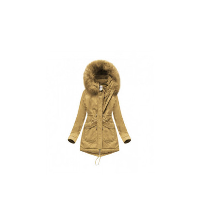 HOODED PARKA MUSTARD (7617) striukė