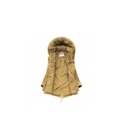HOODED PARKA MUSTARD (7617) striukė
